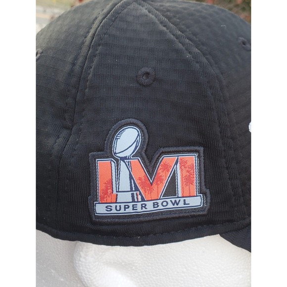 New Era Los Angeles Rams Hat Mens 9FORTY Black Snapback Super Bowl LVI Champions - Picture 6 of 11